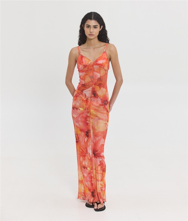 SSG VENUS MAXI DRESS EL SOL FLORAL