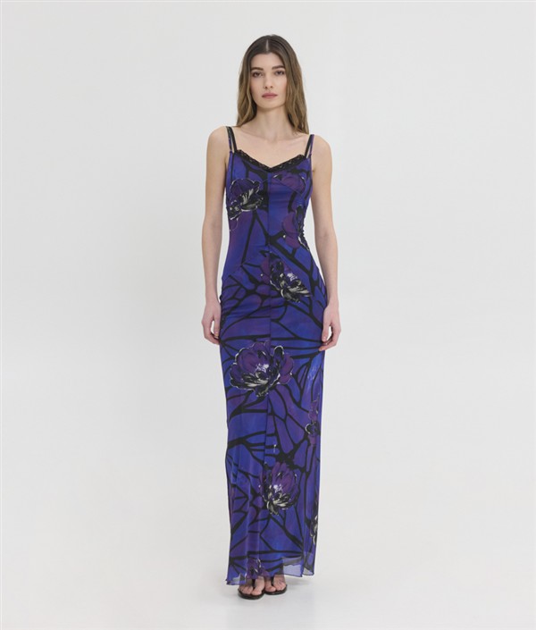 SSG VENUS MAXI DRESS MIDNIGHT FLORAL