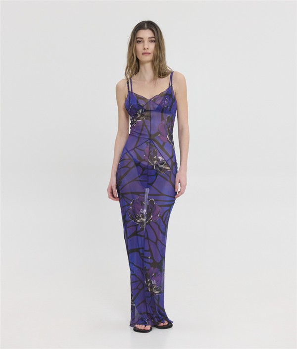 SSG VENUS MAXI DRESS MIDNIGHT FLORAL