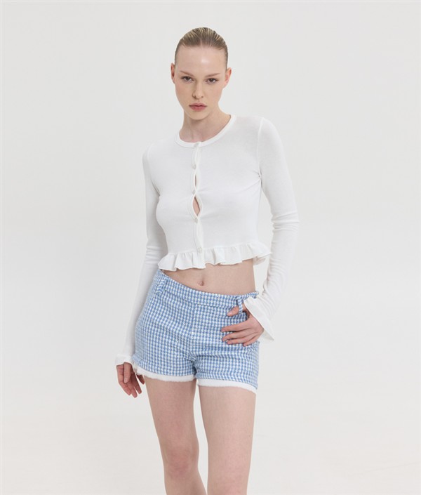 SSG VIOLETTE CARDI WHITE