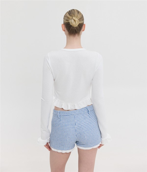 SSG VIOLETTE CARDI WHITE