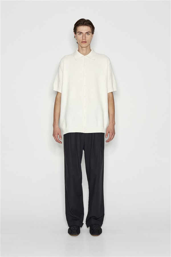 NR SUNFLARE KNITTED SHIRT M/W ECRU