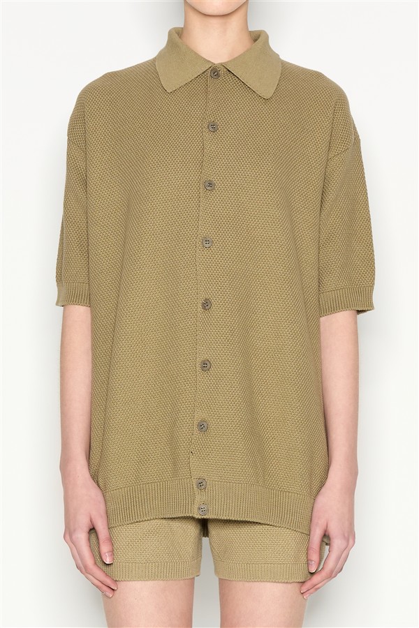 NR SUNFLARE KNITTED SHIRT M/W KHAKI