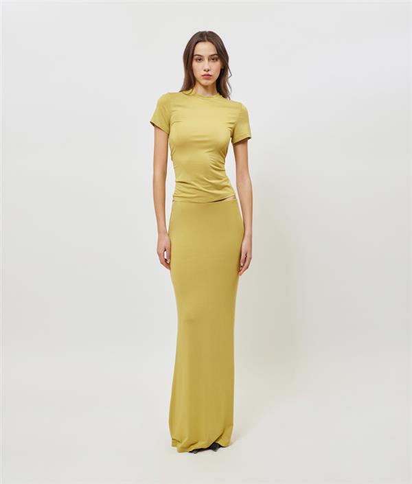 SUNSETGO BLAKE MAXI SKIRT ORO