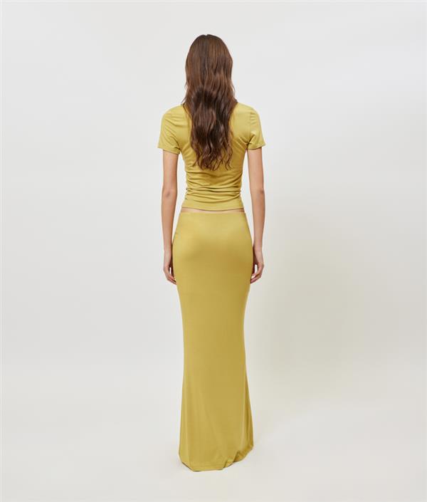SUNSETGO BLAKE MAXI SKIRT ORO