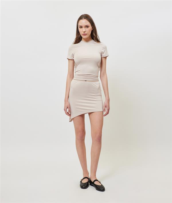 SUNSETGO BLAKE MINI SKIRT BEIGE