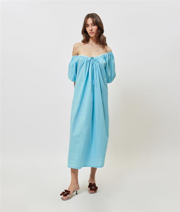 SUNSETGO LANA DRESS AQUA