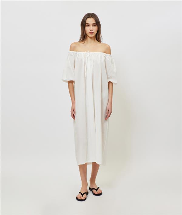 SUNSETGO LANA DRESS WHITE