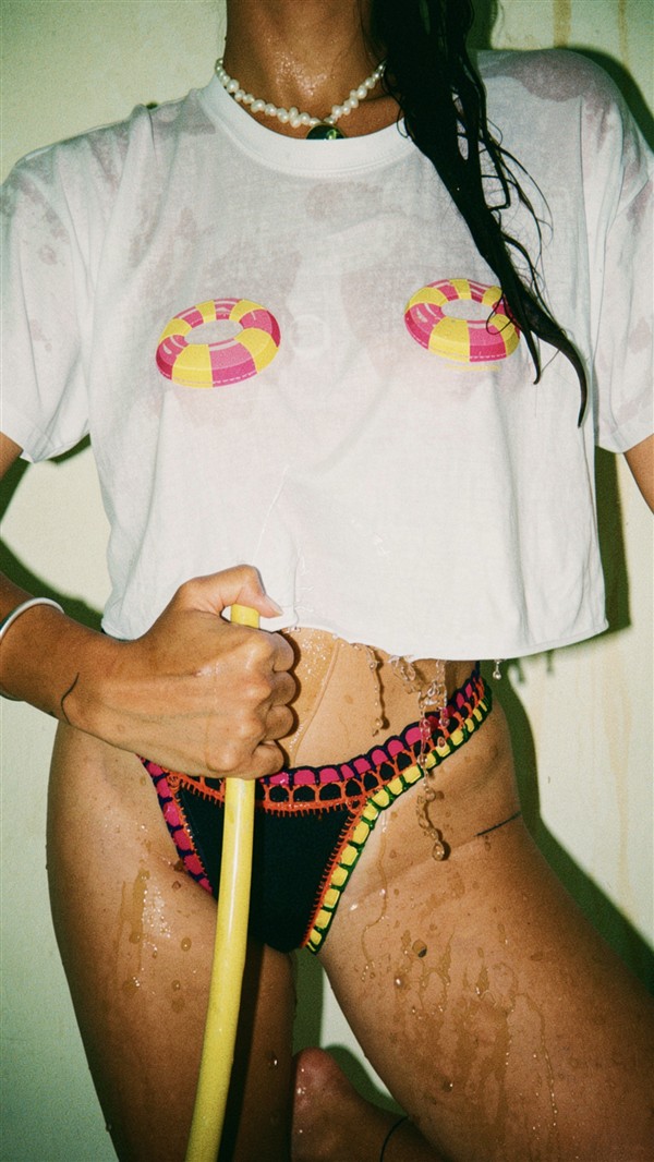 THE ISLAND PROJECT CROP TOP ΣΑΜΠΡΕΛΑ WHITE