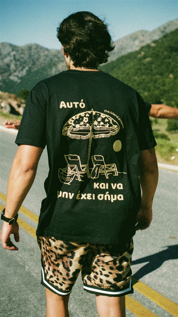 THE ISLAND PROJECT T-SHIRT ΣΗΜΑ BLACK