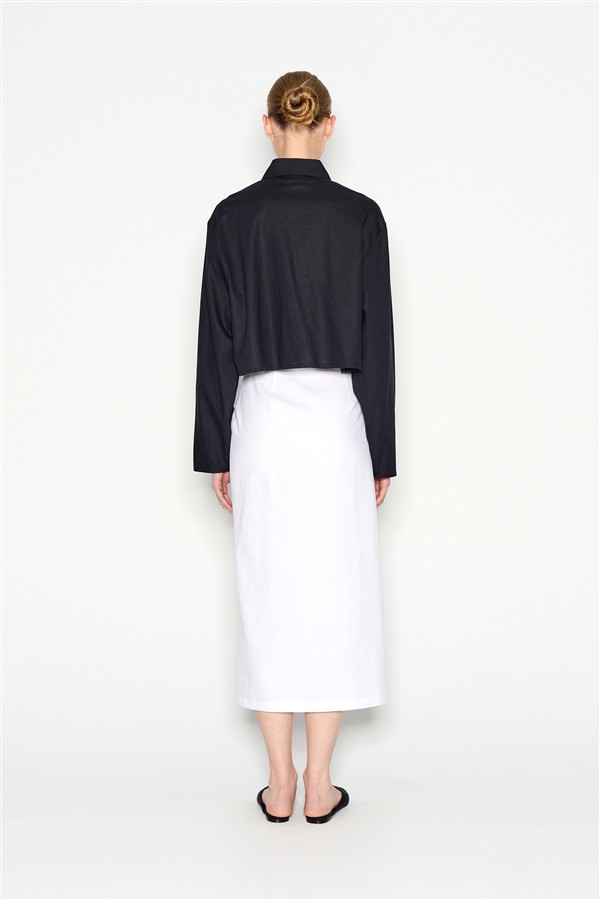 NR VICE SHIRT CROPPED BLACK