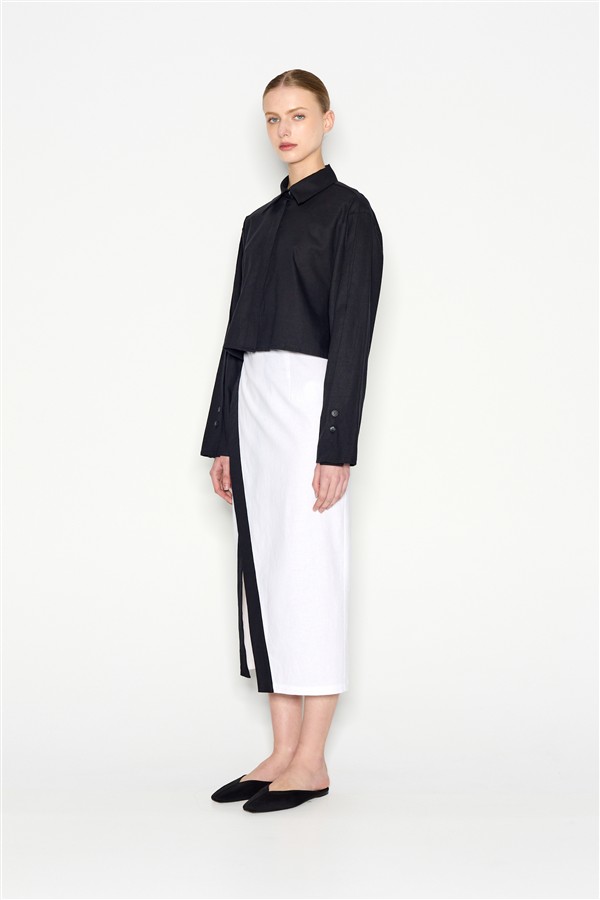 NR VICE SHIRT CROPPED BLACK