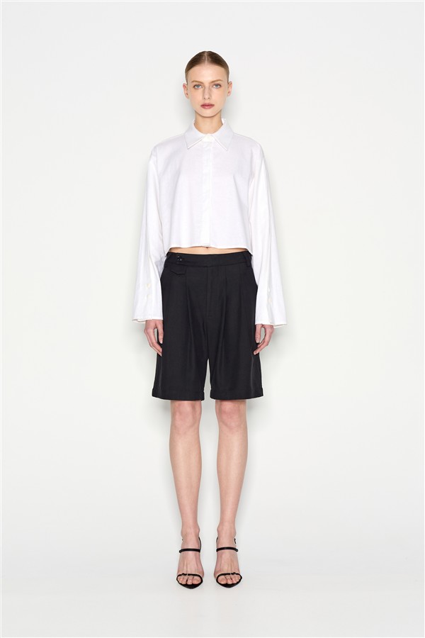 NR VICE SHIRT CROPPED WHITE