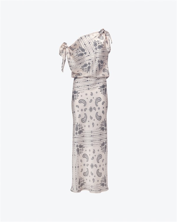 VK BANDANA MAXI DRESS OFF WHITE