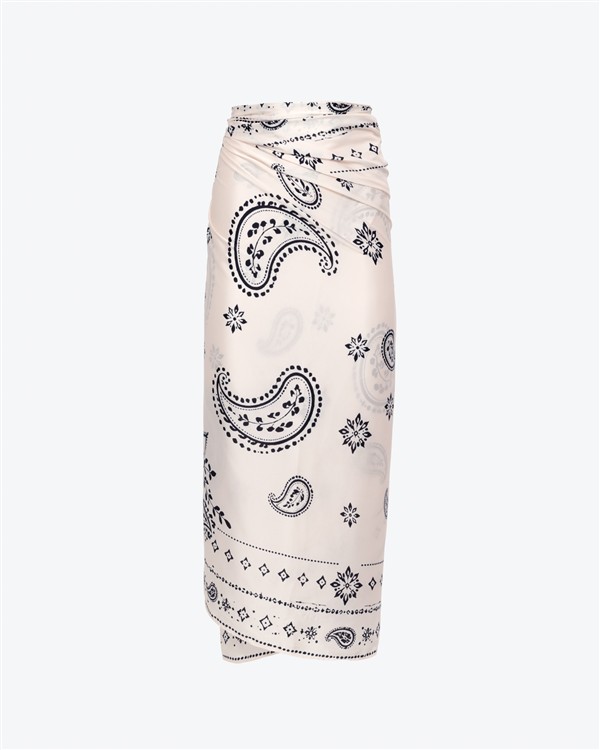 VK BANDANA SKIRT OFF WHITE