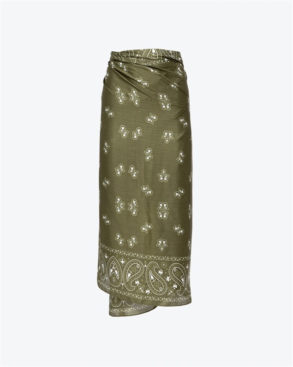 VK BANDANA SKIRT OLIVE
