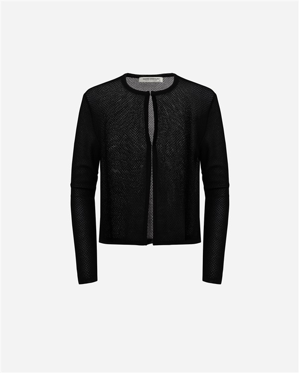 VK BLACK KNIT CARDIGAN