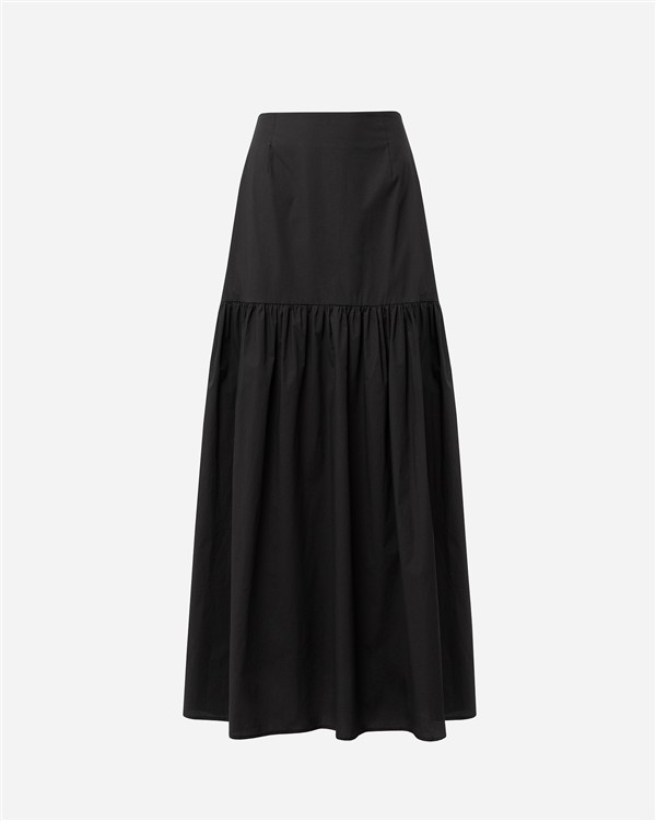 VK BLACK VOLUMINOUS MAXI SKIRT