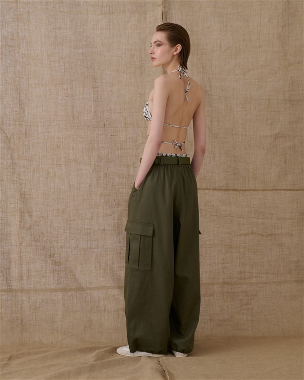 VK KHAKI CARGO PANTS