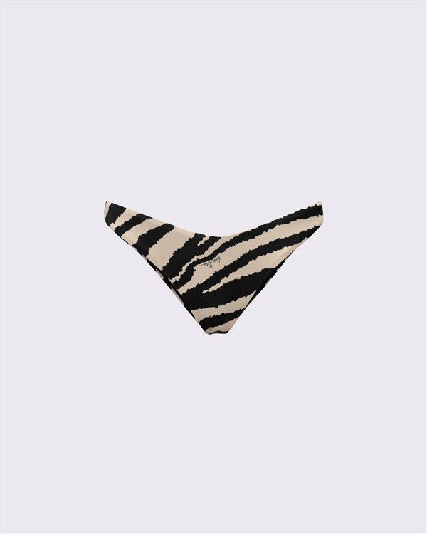 VK ZEBRA PRINT LOW CUT BIKINI BOTTOMS