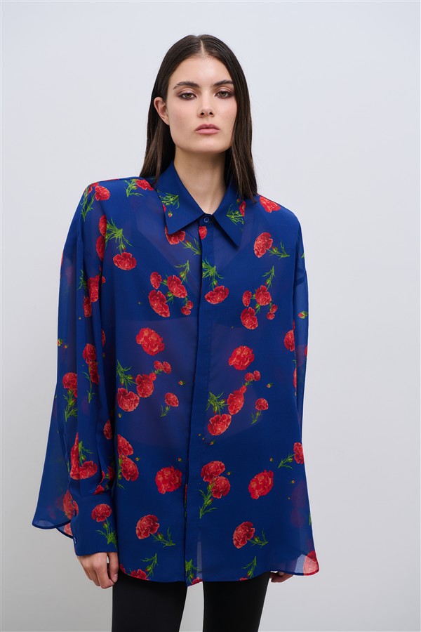 COMBOS 038 CARNATION DREAM SHIRT BLUE