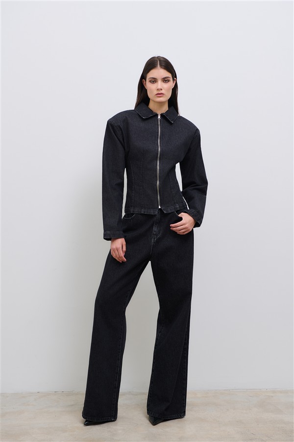 COMBOS 067 MUSE DENIM JACKET BLACK