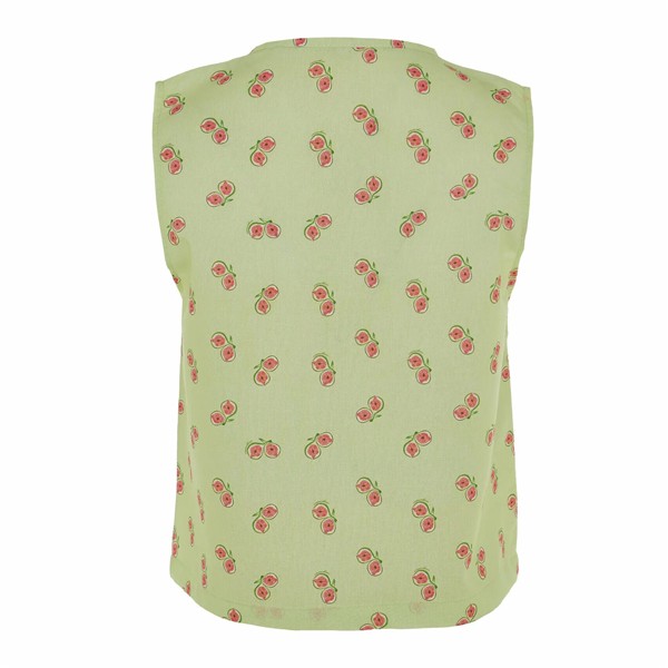 CRINOLINO FIG BLOSSOM SLEEVELESS SHIRT
