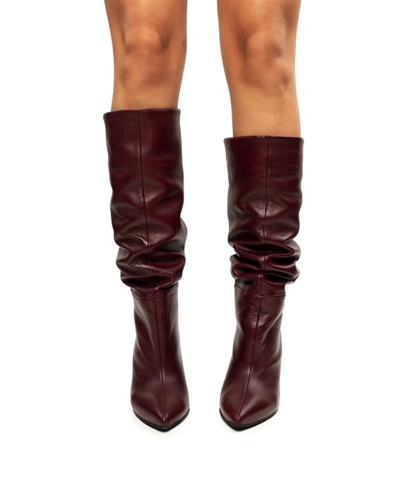 ESIOT LEA BOOTS BORDEAUX