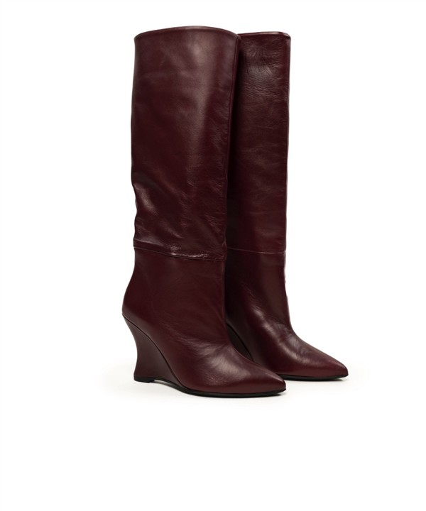 ESIOT LEA BOOTS BORDEAUX