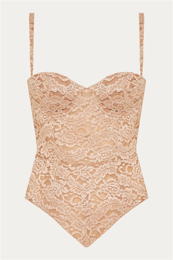 NIDODILEDA RIVERA CORSET TOP ROSE GOLD