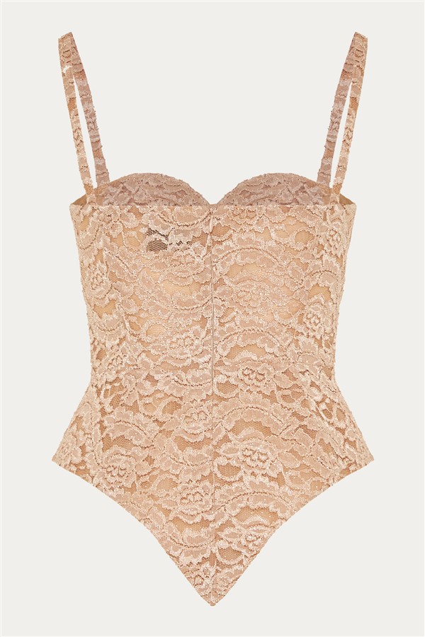 NIDODILEDA RIVERA CORSET TOP ROSE GOLD